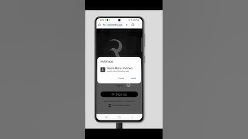 Install Mudra Mitra App On Android #MudraMitra #PWA #Android