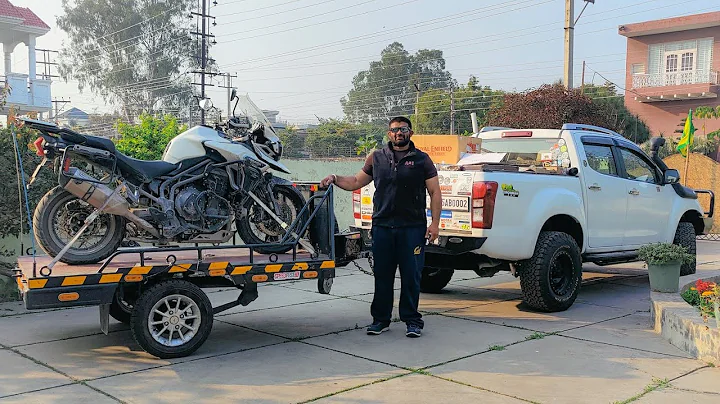 Jaideep's Motorcycle Trailer Carries 2 Bikes At On...