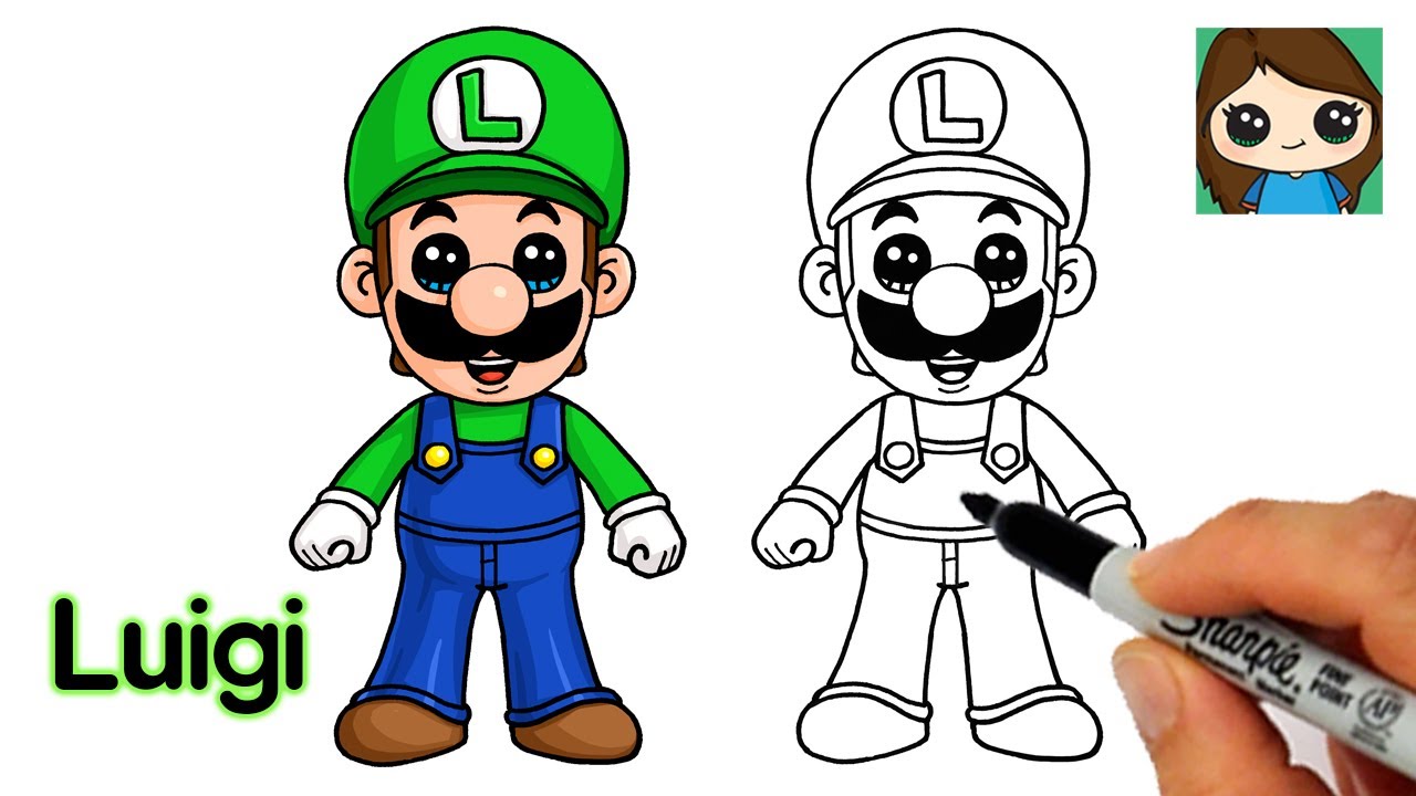 How to Draw Luigi | Super Mario | how to draw luigi - ข่าวอุตสาหกรรม