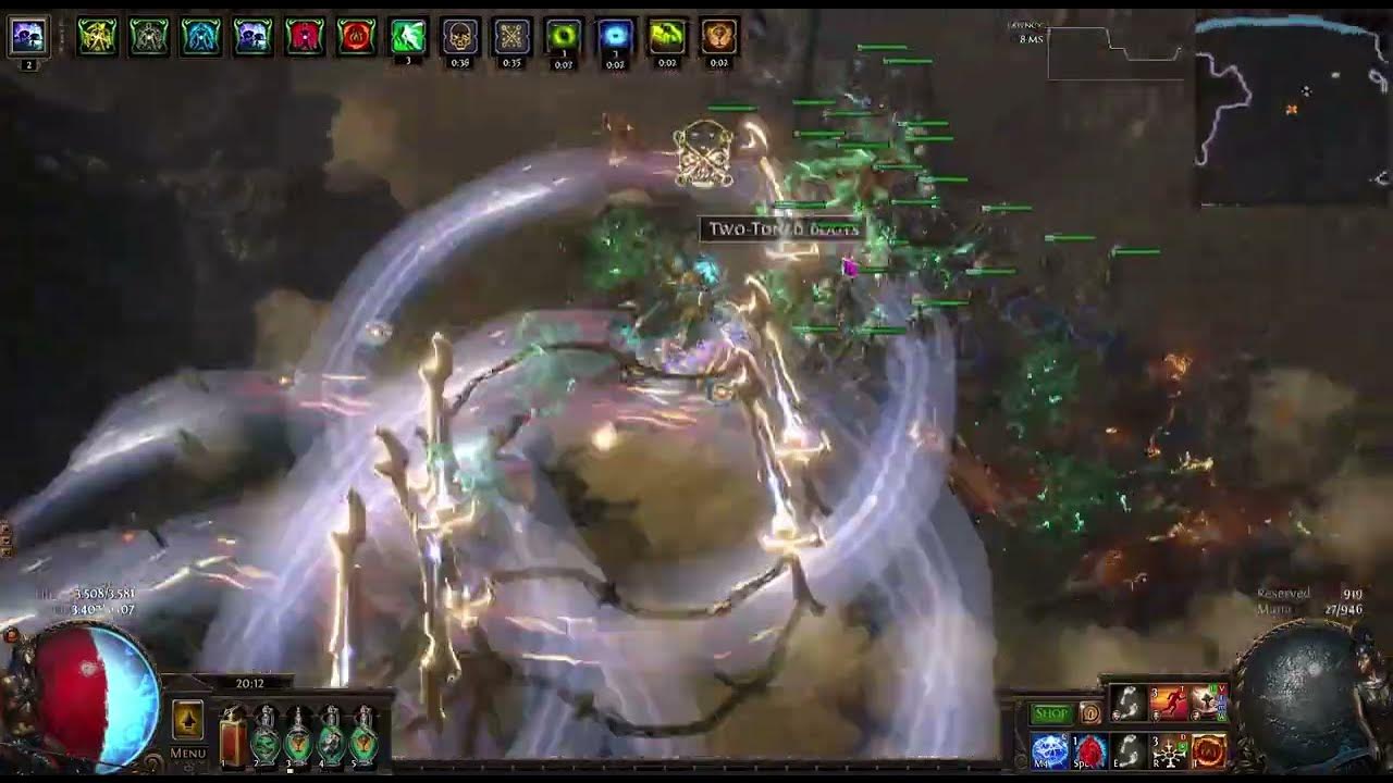 [PoE] [3.19] Fire blade trap life&es trickster Arid lake with no