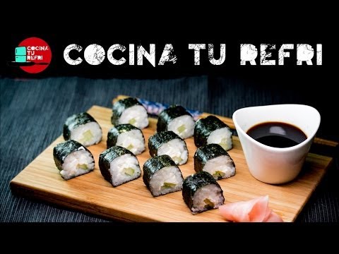 Receta de Makis de Pepino - Cocina tu Refri - Sushi Roll Recipe