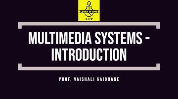 Introduction to Multimedia Systems 1