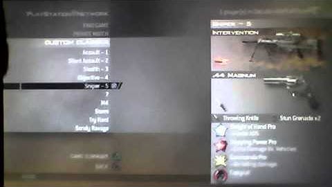 COD MW2 My Trickshotting Class Setup