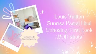 2022 Louis Vuitton Sunrise Pastel Neverfull Unboxing & Compares