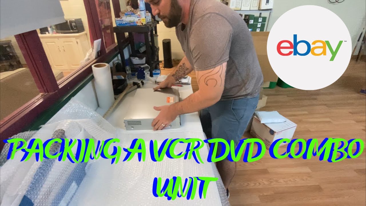 How I Ship DVD VCR Combo Units On Ebay Shipping Big Heavy Items YouTube