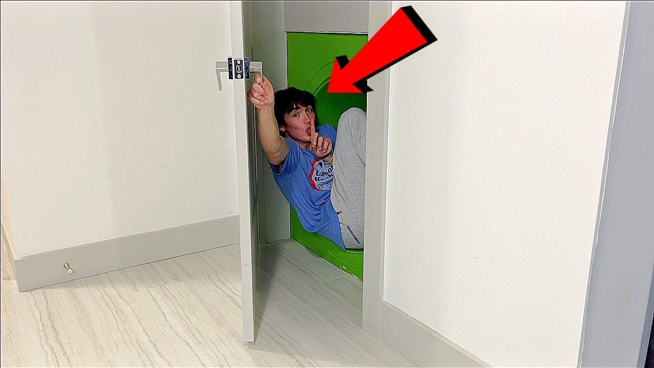 We Found A Crazy HIDDEN Room In Our House! - YouTube