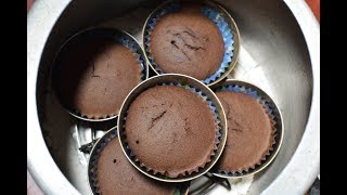 Hello today we are back with chocolate cupcake in pressure cooker/ pan
- without oven cake recipe eggless 1/4 cup oil 1/2 milk warm wat...