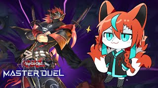 【#遊戯王マスターデュエル】忍者でランクマッチ！！！ジェムあつめー🦊✨【Vtuber/伯道リル】