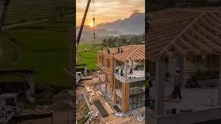 Mistyhills aur ricefields ke beech bana yeh luxury villarooftop garden ke saath dream vibes deta hai