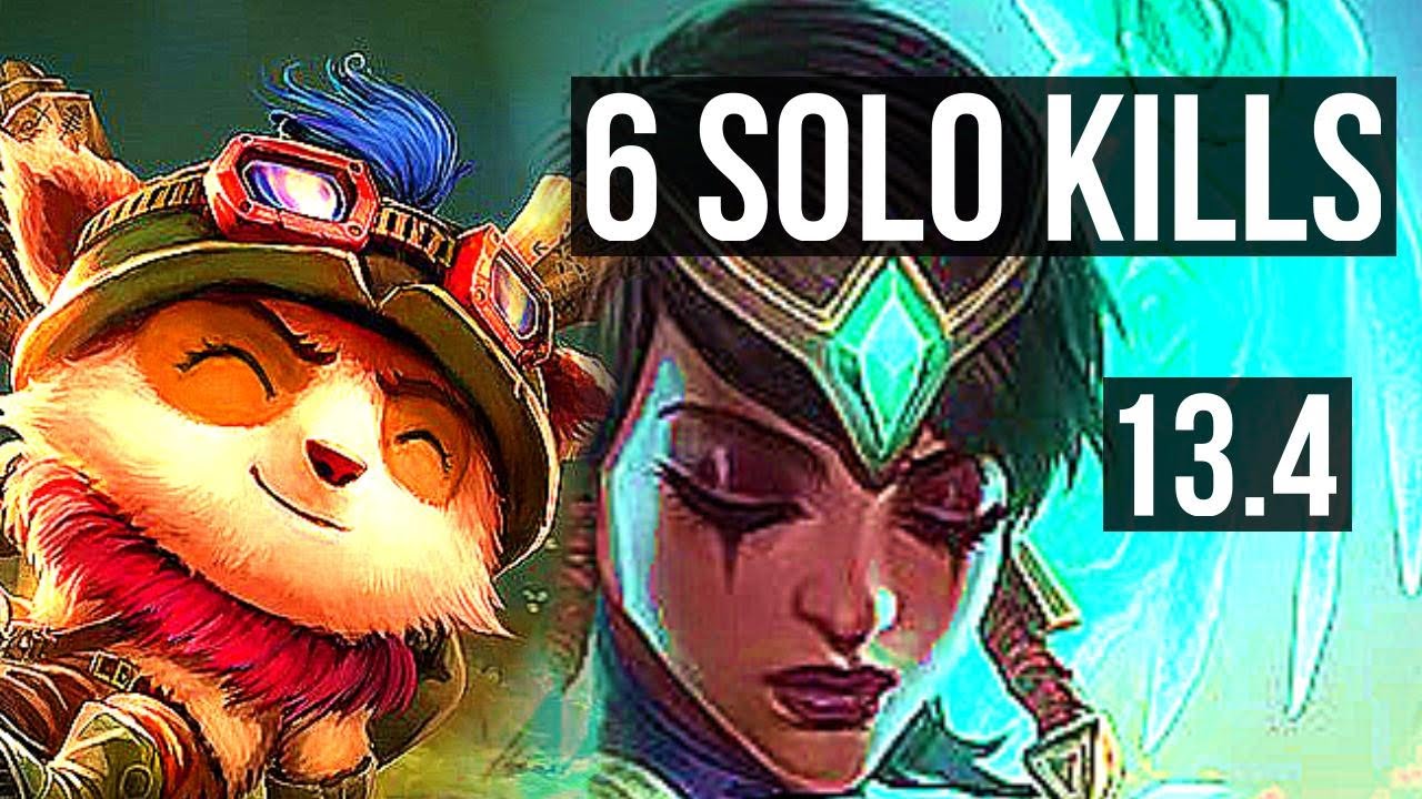 TEEMO vs KARMA (TOP) | 4.6M mastery, 1700+ games, 6 solo kills, Rank 9 Teemo | EUW Master | 13.4