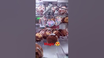 Win by Tricks 😁💪 Claw Machine #clawmachine #arcade #win #shortvideo #shorts #games
