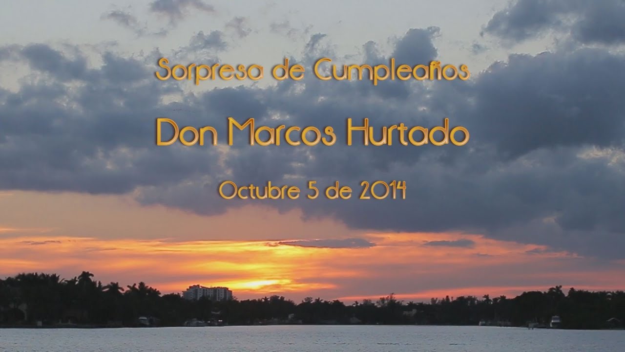 Don Marcos 70's Birthday