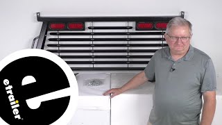 Player Profile etrailer | A Closer Look at the B and W Custom Headache Rack w/ LED Brake, Turn, Tail Lights