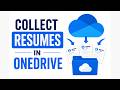 Collect Resumes in OneDrive Using Power Apps | Microsoft 365 ATS Solution