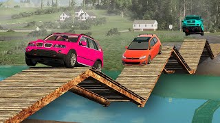 Cars vs Ramp Bridges - BeamNG Drive - 🔥 Long Video SPECIAL