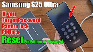 كيفية فتح قفل هاتف سامسونج S25 ألترا في حال نسيان كلمة المرور screenshot 5