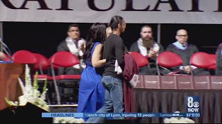 Sigler family picks up son's diploma
