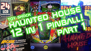 (Re-Upload) Toy Shock Haunted House 3/4 Scale Pinball Machine!