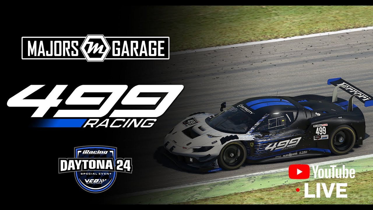 iRacing 24 Hours of Daytona | 499 Racing | Part 1 - YouTube