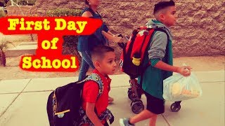 FIRST DAY OF SCHOOL and MORNING ROUTINE