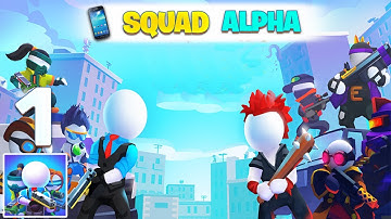 🆕 Squad Alpha - Action Shooting All Levels Gameplay Trailer Android, iOS New Game  #1 | Max Level