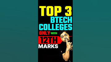 Top 3 Engineering Colleges with Direct Admission from 12th Marks✅#jee #thapar #btech #engineering