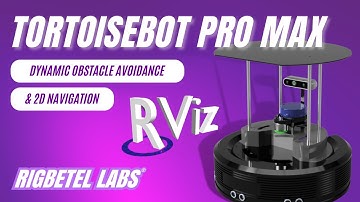 Dynamic Obstacle Avoidance with 2D Navigation through RViz | TORTOISEBOT PRO MAX