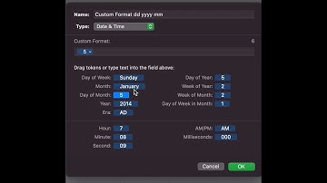 Date Format in Numbers App in Mac