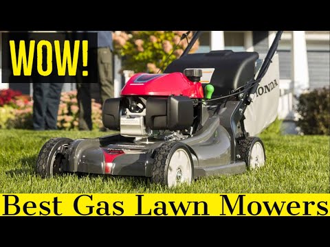 Video: Mower bensin self-propelled