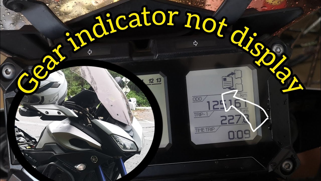 MT09 Tracer Gear indicator not display YouTube