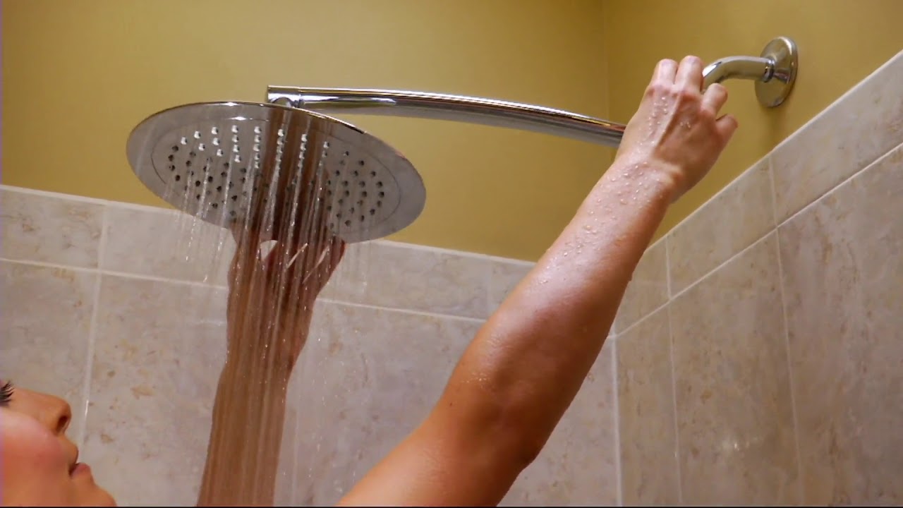 HotelSpa 9" Large Round or Square Rainfall Shower Head on QVC YouTube