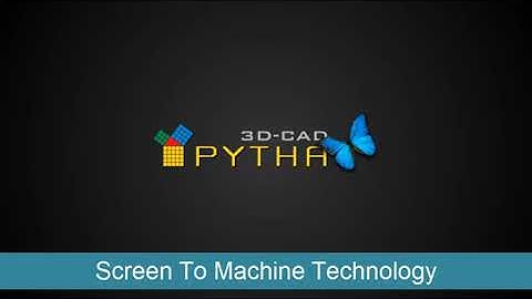 Pytha Screen To Machine: 3D scanning to 2.5d Machining.