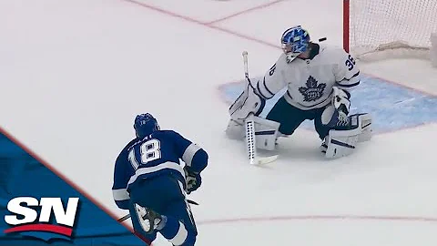 Ondrej Palat Takes Advantage Of A Maple Leafs Turn...