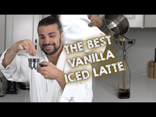 The Best Vanilla Latte At Home | Eric D'Alessandro class=