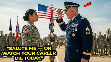 She Refused to Salute the General — Then Whispered a Name That Left Him Frozen