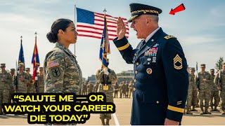 Download Lagu She Refused to Salute the General — Then Whispered a Name That Left Him Frozen MP3