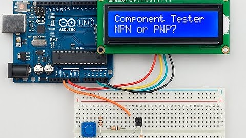 How to Make an Electronic Component Tester Using Arduino & 16x2 LCD