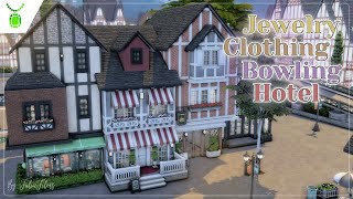 : ||Jewelry Bowling Hotel|SpeedBuild|NO CC [The Sims 4]