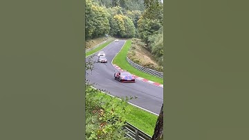 Max Verstappen overtaking on fast qualifying lap 27.09.2025 Nürburgring Nordschleife Camera: Till