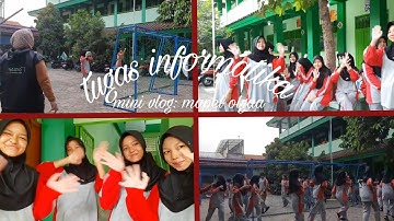 mini vlog di mata pelajaran olahraga ^^ !! | tugas video mapel informatika 