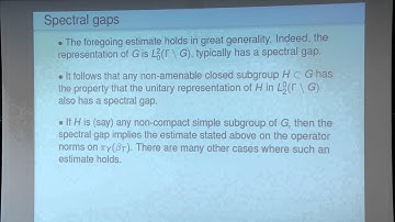 Amos Nevo - On best possible rates of Diophantine approximation by lattice orbits.