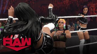 WWE 2K23 RAW KATANA CHANCE & KAYDEN CARTER VS THE IICONICS