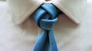 How to tie a tie  Bermuda's Triangle necktie knot