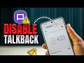 How to Disable or Turn Off TalkBack on a Samsung Phone
