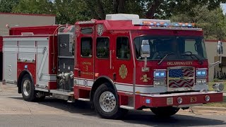 [NEW] Oklahoma City Fire Department Engine 3 Responding from Quarters