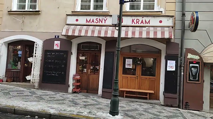 Masný krám na Praze 1, na Malé Straně