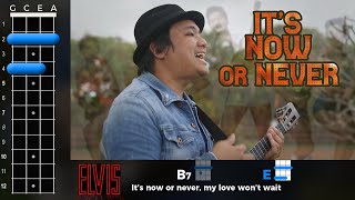 ELVIS - "It's Now Or Never" (Ukulele Play-Along!)