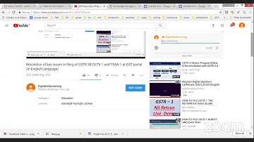 Resolution of key issues in filing of GSTR 3B,GSTR 1 and TRAN 1 at GST portal (in English Language)