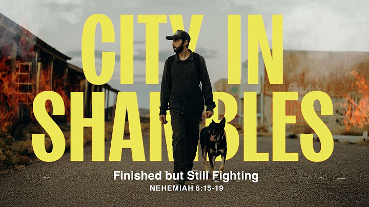 Saturday 6:30: PM Service: Finished but Still Fighting - Nehemiah 6:15-19 - Nate Heitzig