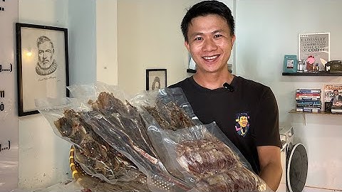 Combo hải sản khô gồm Cá đuối, mực khô, cá chỉ vàng, cá mối và cá cơm trồng